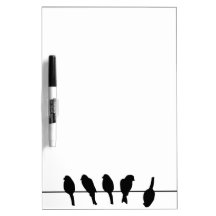 Vögel auf einem Draht - trauen Sie sich, unterschi Whiteboard