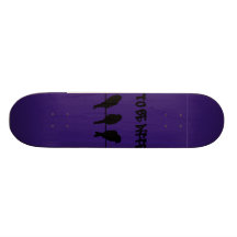 Vögel auf einem Draht - trauen Sie sich, unterschi Personalisiertes Skateboarddeck