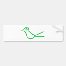 Vogel bird autoaufkleber