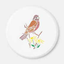 Vogel bird kühlschrankmagnet