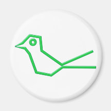 Vogel bird magnete