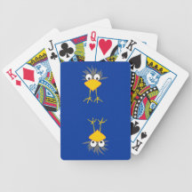 Vogel bird pokerkarten