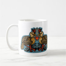 Vogel-Liebe-Becher Kaffeetassen