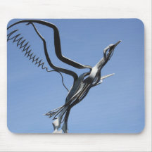 Vogel-Skulptur-Mausunterlage Mousepads