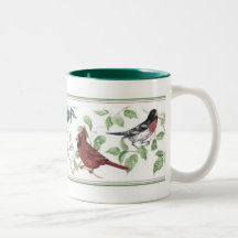 Vögel Tee Tasse
