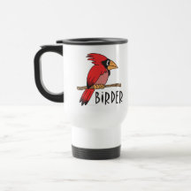 Vogelbeobachtung Teetasse
