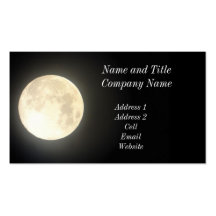 Vollmond-Geschäft/Visitenkarte