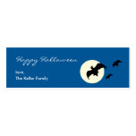 Vollmond-Halloween-Geschenk-Umbau Visitenkarten