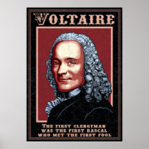 Voltaire - der erste plakatdrucke