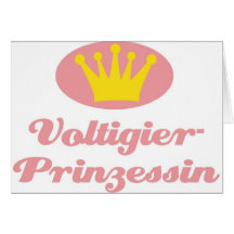 Voltigierprinzessin Karte