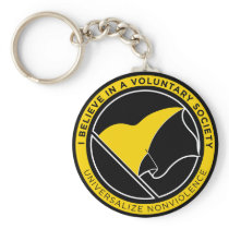 Voluntaryist AnCap Keychain schlüsselanhänger