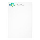 Von der Küche des Retro Blues-Gewohnheits-Briefpap Personalisierte Druckpapiere