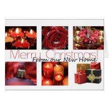 Von unseren neues Zuhause-frohen Weihnachten Karten