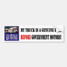 Vor Regierungs-Motoren - LKW Autosticker