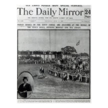 Vordere Abdeckung 'des täglichen Mirror Postkarten