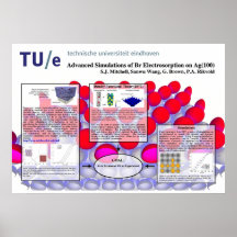 Vorgerückte Simulationen des Br-galvanischen Niede Plakatdruck