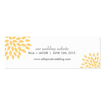 Vornehme Website-Karten der Blumenblatt-| Wedding  Visitenkarten Vorlage