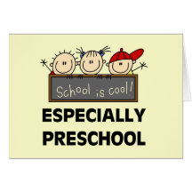 Vorschulschule ist coole T-Shirts und Geschenke Karte