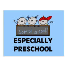 Vorschulschule ist coole T-Shirts und Geschenke Postkarte