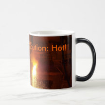 Vorsicht: Heiß! Tee Tasse