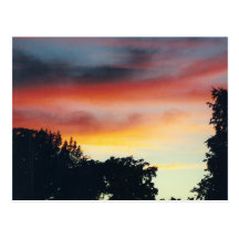 Vorzüglicher Sonnenuntergang - Postkarte
