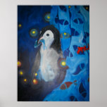 Waage spielt (Pinguin-) Kunst-Druck die Hauptrolle Plakat