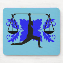Waage - Yoga Mousepad