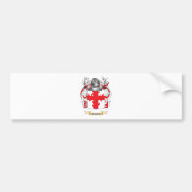 Wach Familienwappen (Wappen) Auto Aufkleber