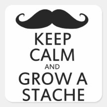 Wachsen Sie ein Stache Quadratsticker