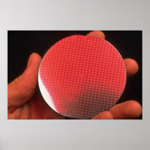 Waffel-Disc in der Hand Plakatdrucke