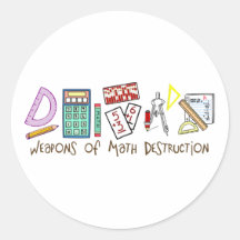 Waffen der Mathe-Zerstörung Sticker