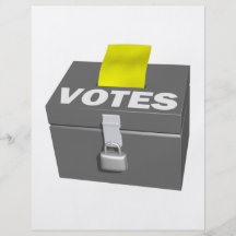 Wahlurne Personalisierte Flyer