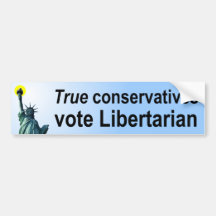 Wahre Konservative Auto Sticker