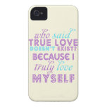 Wahre Liebe der Liebe-| wirklich selbst iPhone 4 Case-Mate Hülle