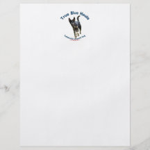 Wahrer blauer Houla Catahoula Hund Bedruckte Flyer