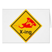 Wakeboarder x-ing and crossing karte