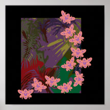Wald 003: Palmenwald Plakatdruck