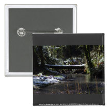 Wald Snowy Oregon, Fox-Nebenfluss 5 Button
