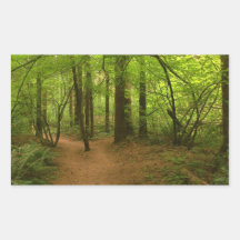 Waldhimmel Rechtecksticker