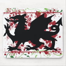 Waliser-Drache-Computer Mousepad