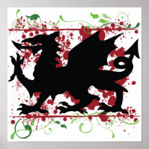 Waliser-Drache-Plakat