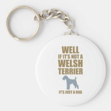 Waliser Terrier Schlüsselanhänger