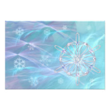 Walzer des Schneeflocke-Foto-Druckes