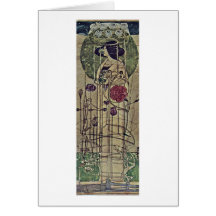Wand-Dekoration durch Charles Rennie Mackintosh Karte
