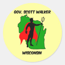 Wanderer reg. Scott Runde Aufkleber