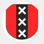 Wapen Amsterdam, die Niederlande Sticker