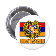 Wappen Armeniens Hayastan Button