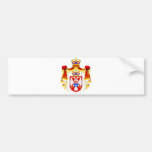 Wappen Königreich offiziellen Symbols Jugoslawiens Autoaufkleber