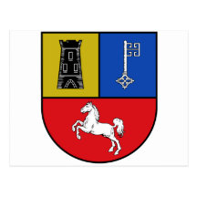 Wappen Landkreis Stade Postkarte