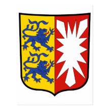 Wappen Schleswig-Holstein offizielles Deutschland Postkarten